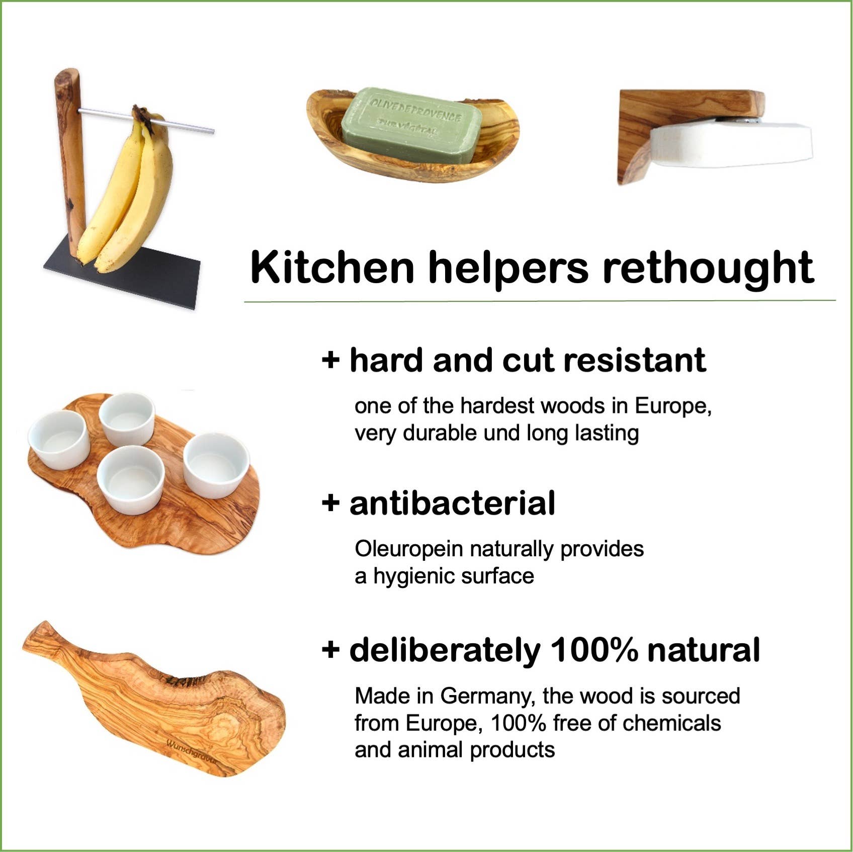 olivenholz-erleben | Flaschenöffner Ecki aus Olivenholz | gefertigt in Deutschland