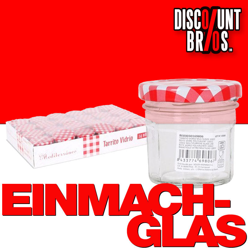 10er-Set 100ml EINMACHGLÄSER Einmachglas Konfitürenglas GLAS ACHTECK