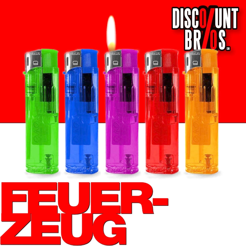 Angel Feuerzeug, einzeln, 10er-Set oder 50er-Verkaufsdisplay