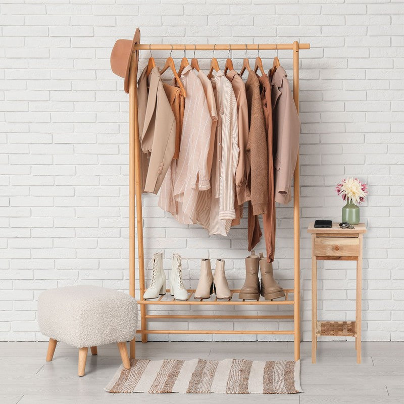 2er-Set Beistelltisch TELEFONTISCH Nachttisch Blumentisch aus Walnuss Holz