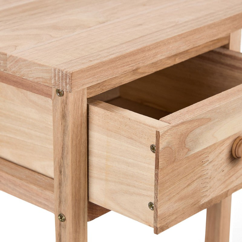 2er-Set Beistelltisch TELEFONTISCH Nachttisch Blumentisch aus Walnuss Holz