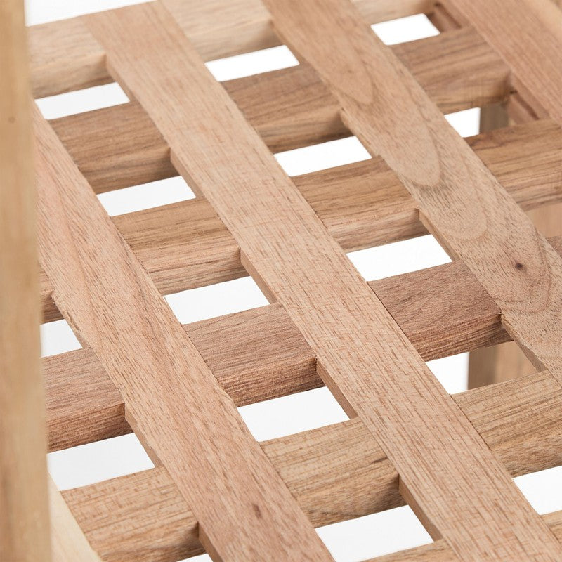 2er-Set Beistelltisch TELEFONTISCH Nachttisch Blumentisch aus Walnuss Holz