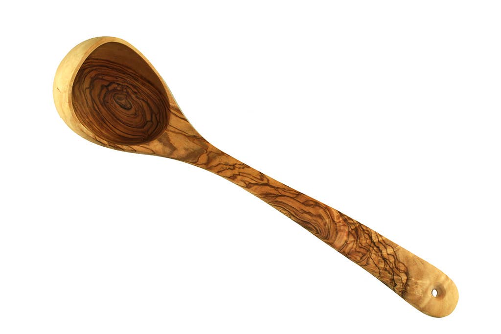 olivenholz-erleben | Schöpfkelle 30 cm aus Olivenholz
