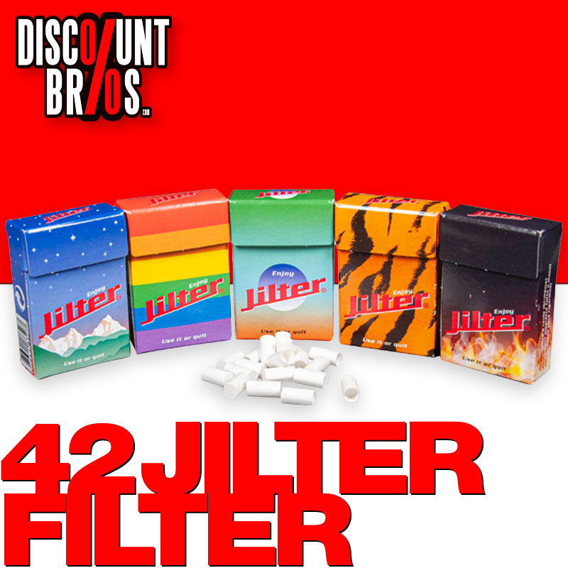 42 Stk. JILTER Zwister Box Filter Tips 6mm EXTRA-SLIM