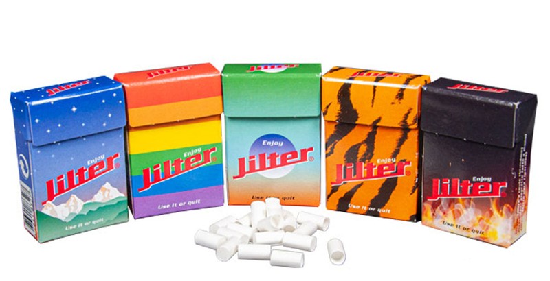 33 × 42 Stk. JILTER DISPLAY Zwister Box Filter Tips 6mm EXTRA-SLIM