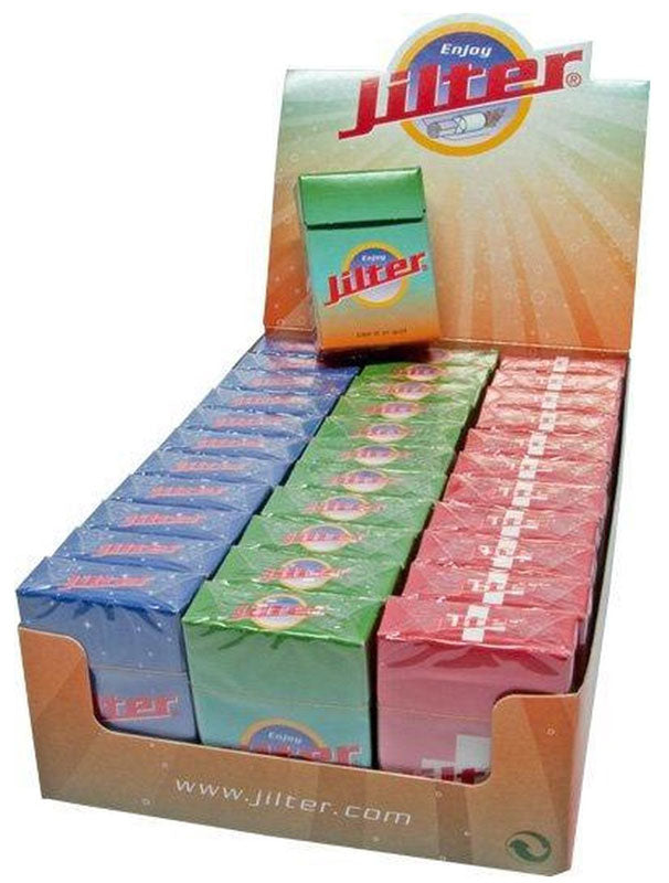 33 × 42 Stk. JILTER DISPLAY Zwister Box Filter Tips 6mm EXTRA-SLIM