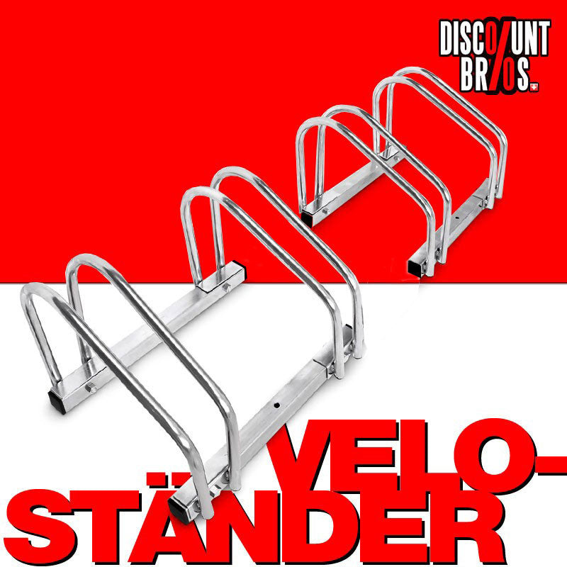 4-er VELOSTÄNDER Fahrradständer für Boden- & Wandmontage (2×2er)