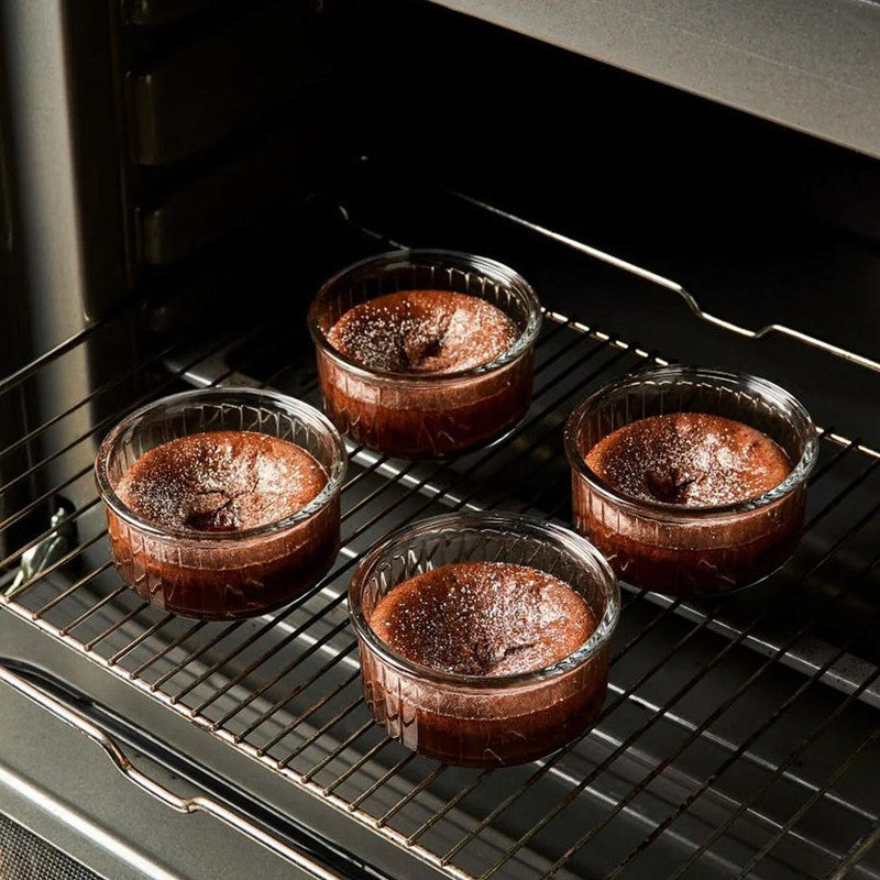 DURALEX Ovenchef Ramequin Souffléförmchen Auflaufförmchen 8,5 cm 4er-Set