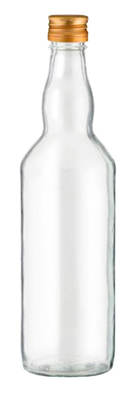 500ml GLASFLASCHE mit DECKEL Flasche mit Schraubverschluss PP28