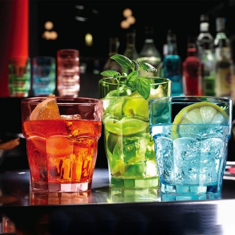 6er-Set Trinkgläser Glas TRINKGLAS Bormioli Rocco – Rock Bar 6×37cl