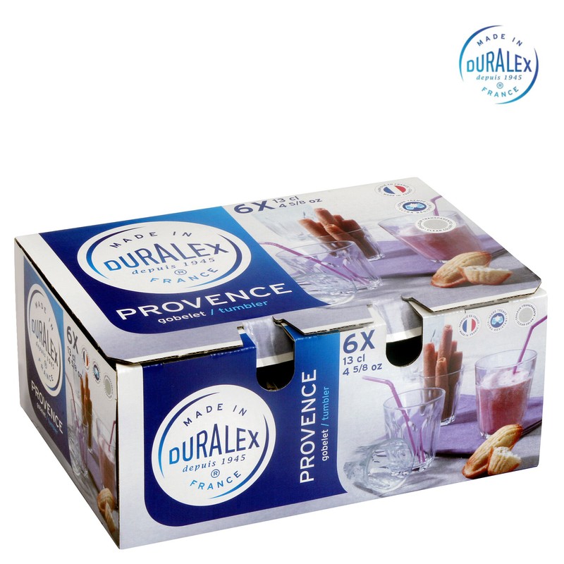 6er-Set Trinkgläser Glas TRINKGLAS Duralex Provence 6×13cl