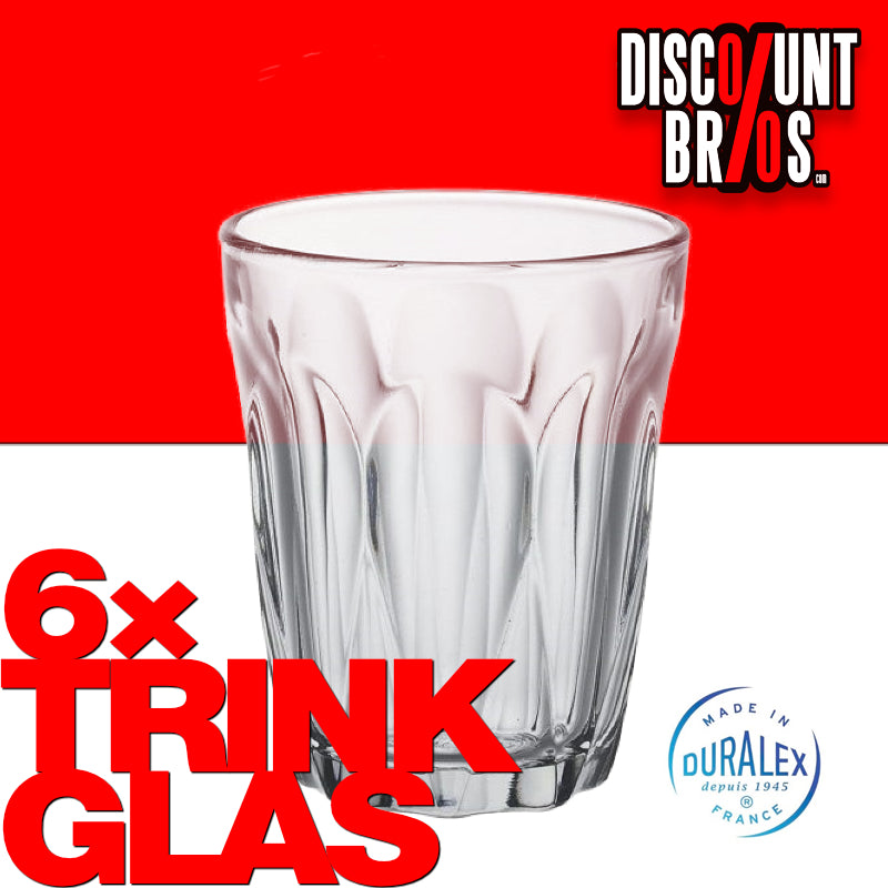6er-Set Trinkgläser Glas TRINKGLAS Duralex Provence 6×9cl