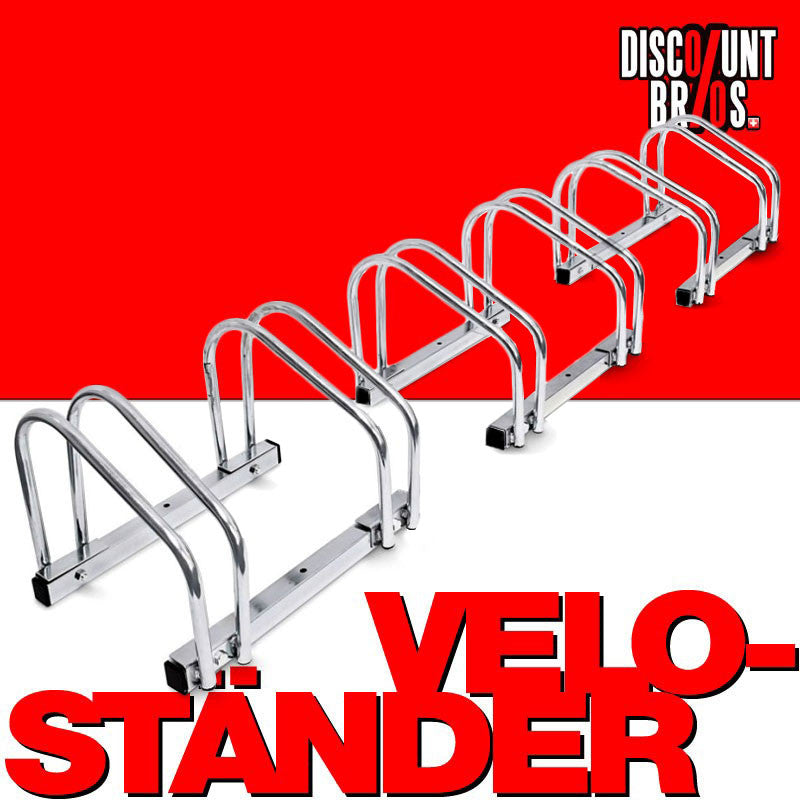 6-er VELOSTÄNDER Fahrradständer für Boden- & Wandmontage (3×2er)