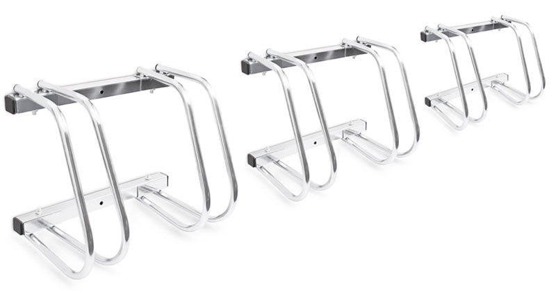 6-er VELOSTÄNDER Fahrradständer für Boden- & Wandmontage (3×2er)
