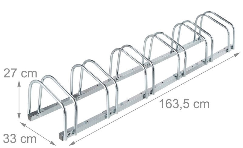 6-er VELOSTÄNDER verzinkt Fahrradständer bis 6 cm Reifenbreite