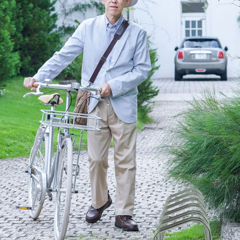 6-er VELOSTÄNDER Modern verzinkter Fahrradständer bis 5 cm Reifenbreite