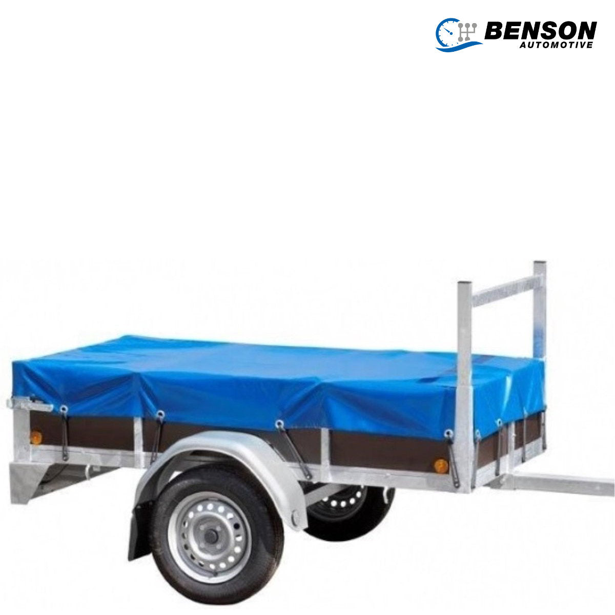 Benson Anhängerplane 1,2 × 1,76 m Gewebeplane in blau
