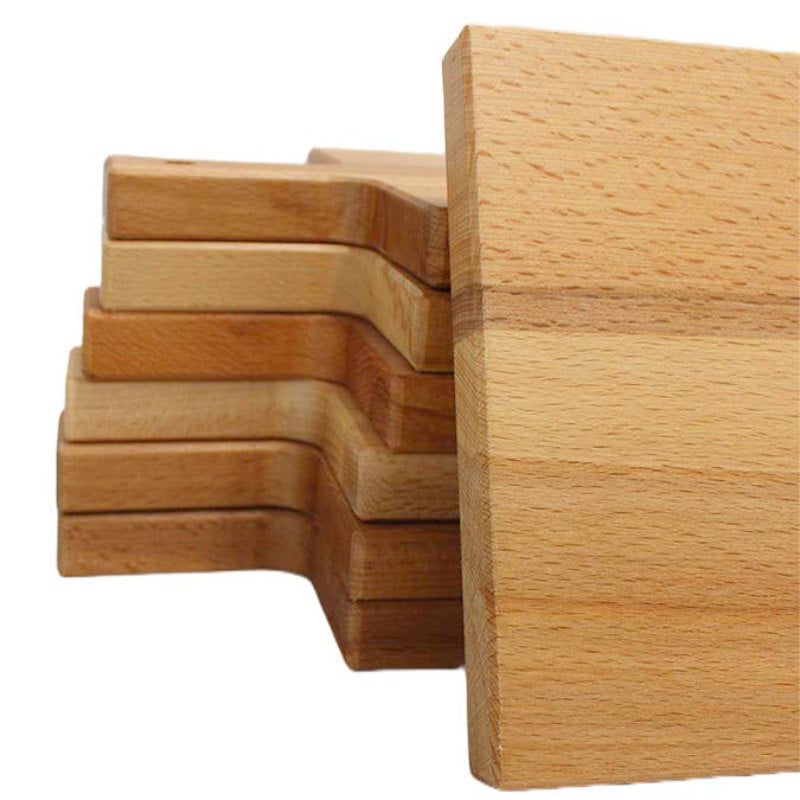 Boston 401 | Langes Schneidebrett und Servierbrett aus massiver Buche 47,5 × 15 × 2 cm