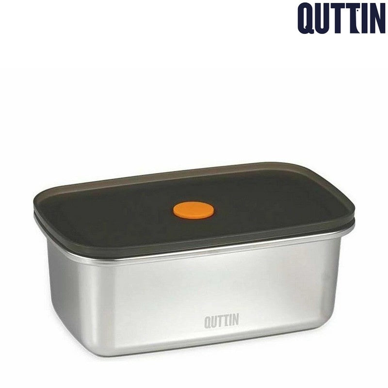 Quttin Edelstahl LUNCHBOX Vorratsdose mit Vakuumverschluss 1l