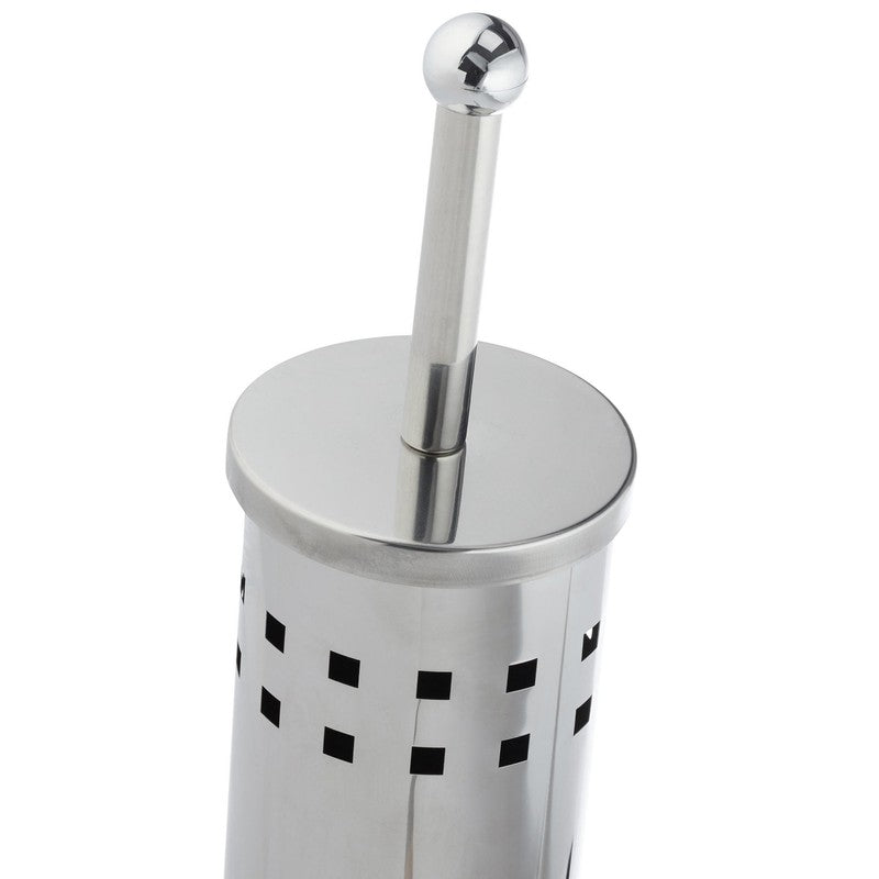 Toilettenbürste WC-BÜRSTE WC-Garnitur mit Halter Edelstahl glänzend