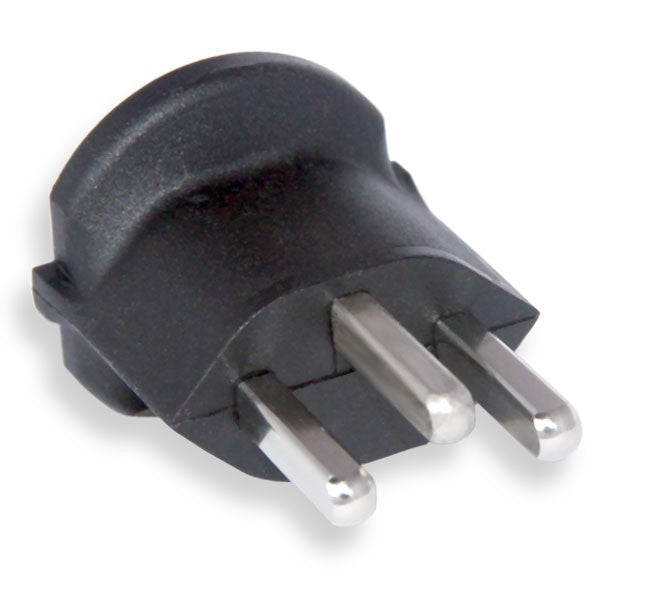 120 Stk. Permanent Fixadapter Fix-Adapter Stecker SCHUKO ( Typ F CEE 7 ) zu Schweiz ( Typ 23 T23 16A )