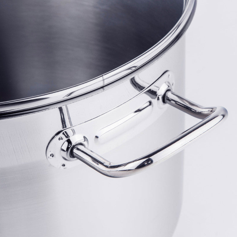 Edelstahl Universaltopf PFANNE mit Glasdeckel Ø26cm 10ltr