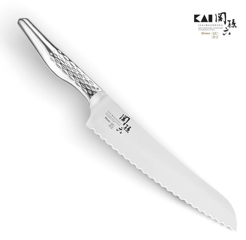 KAI SEKISAROKU SHOSO Takumisou Brotmesser 210 mm EDELSTAHL