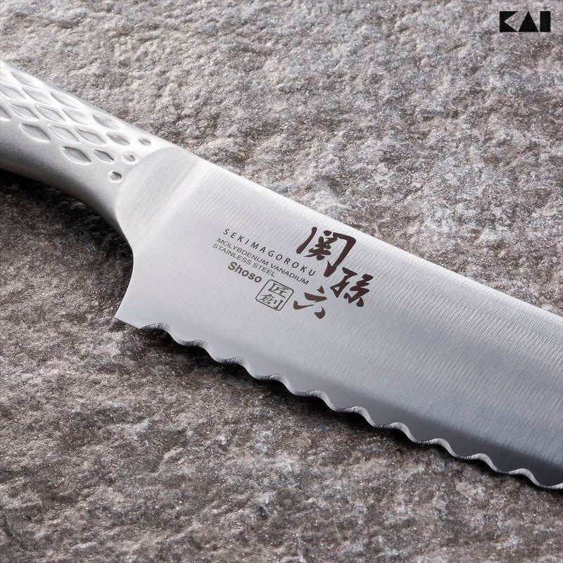KAI SEKISAROKU SHOSO Takumisou Brotmesser 210 mm EDELSTAHL