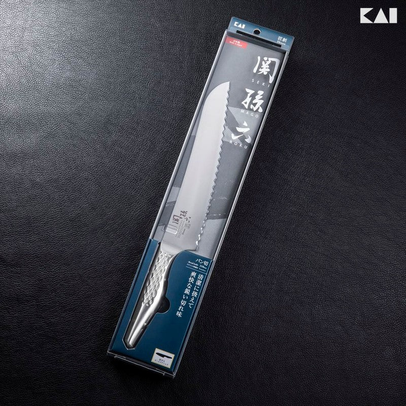 KAI SEKISAROKU SHOSO Takumisou Brotmesser 210 mm EDELSTAHL