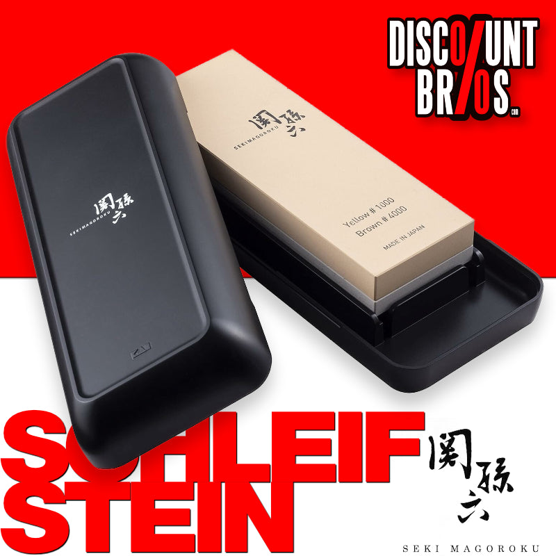 KAI SEKIMAGOROKU Kombi-Schleifstein 1000 & 4000 mit Aufbewahrungsbox