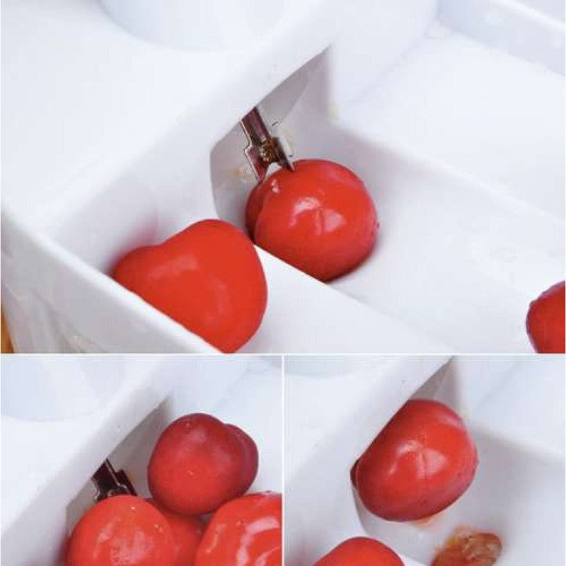 Kirschentkerner CHRIESI ENTKERNER Kirschkernentferner mit Saugnapf