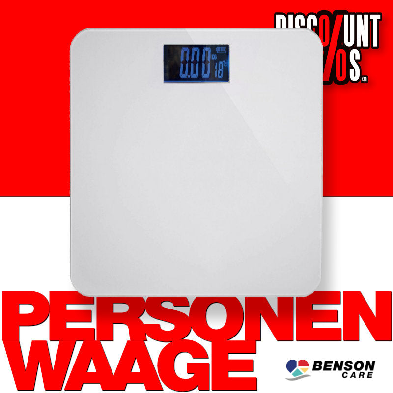 Digitale GLAS PERSONENWAAGE Design Waage bis 180kg