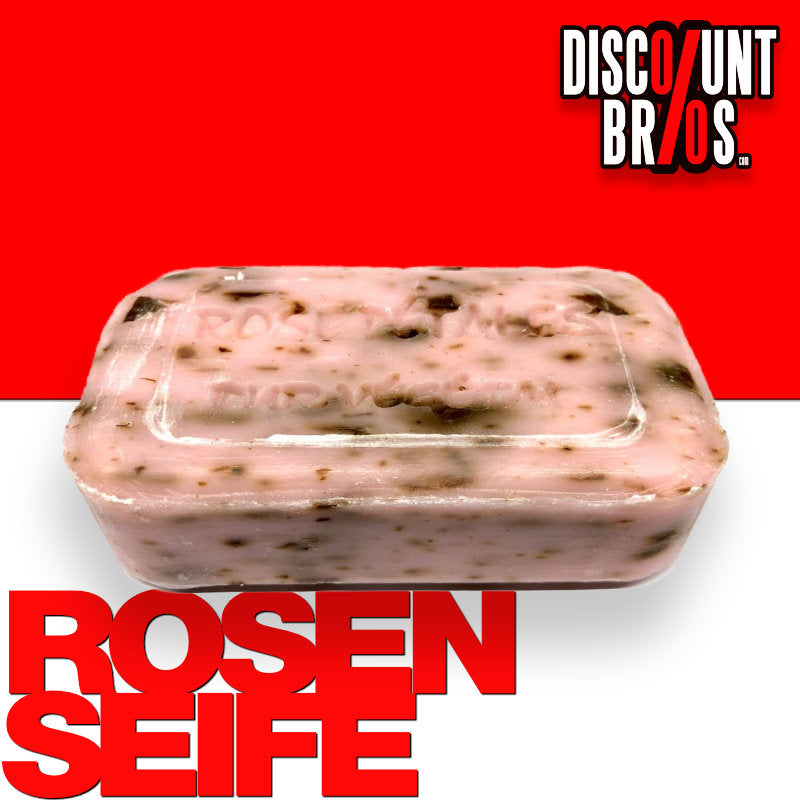 olivenholz-erleben | Handgemachte Seife 100 g rein pflanzlich Duft "Rose" aus Frankreich