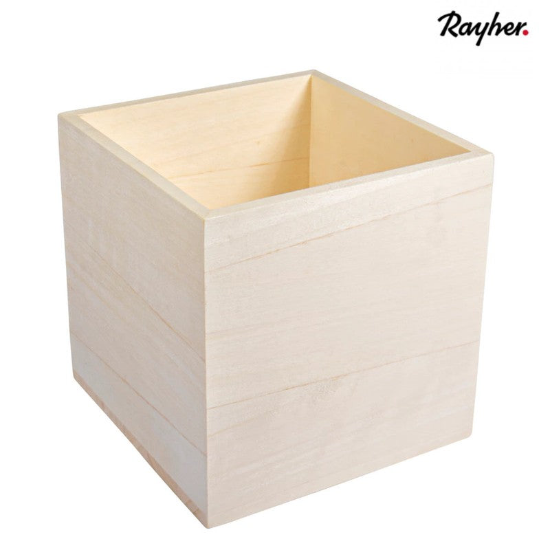 Tücherbox Tissues Box WÜRFEL KOSMETIKTÜCHERBOX aus unbehandeltem FSC-Holz zum dekorieren