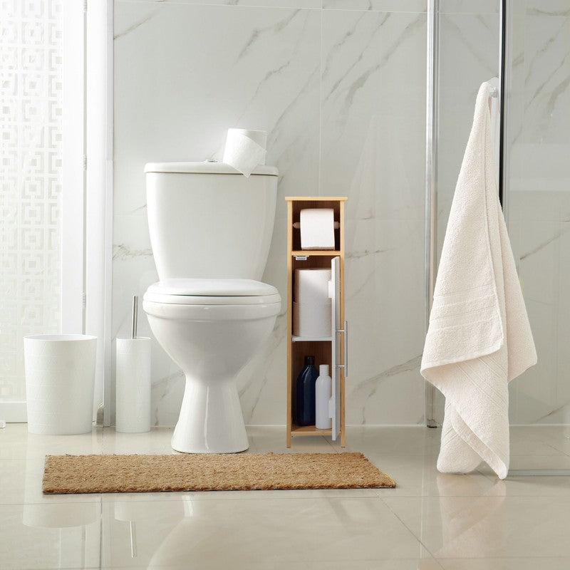 Toilettenpapierhalter WC-PAPIER-HALTER Badschrank Bambus