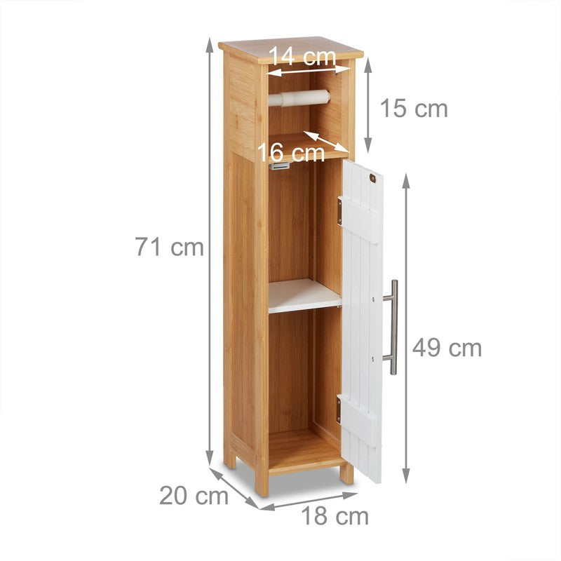 Toilettenpapierhalter WC-PAPIER-HALTER Badschrank Bambus