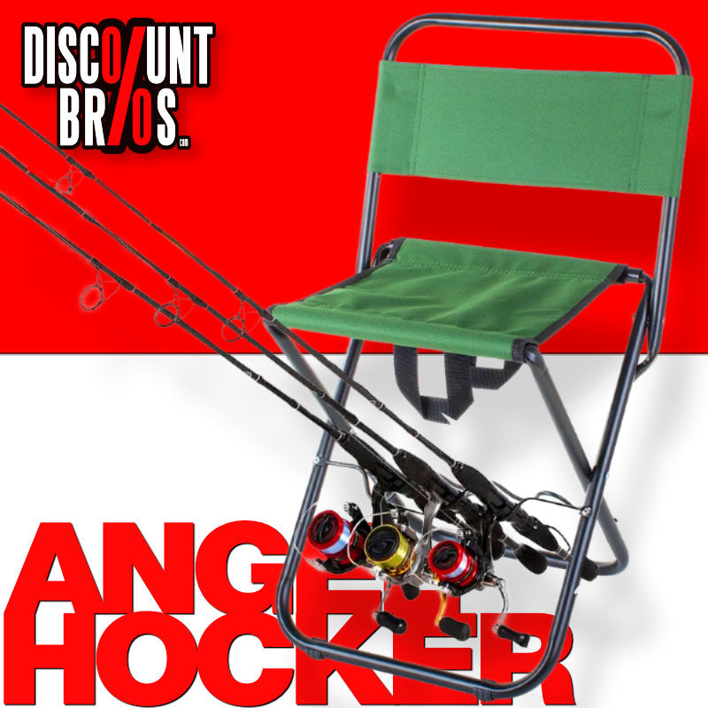 Angelstuhl KLAPP HOCKER Klappstuhl Falthocker Campinghocker Campingstuhl