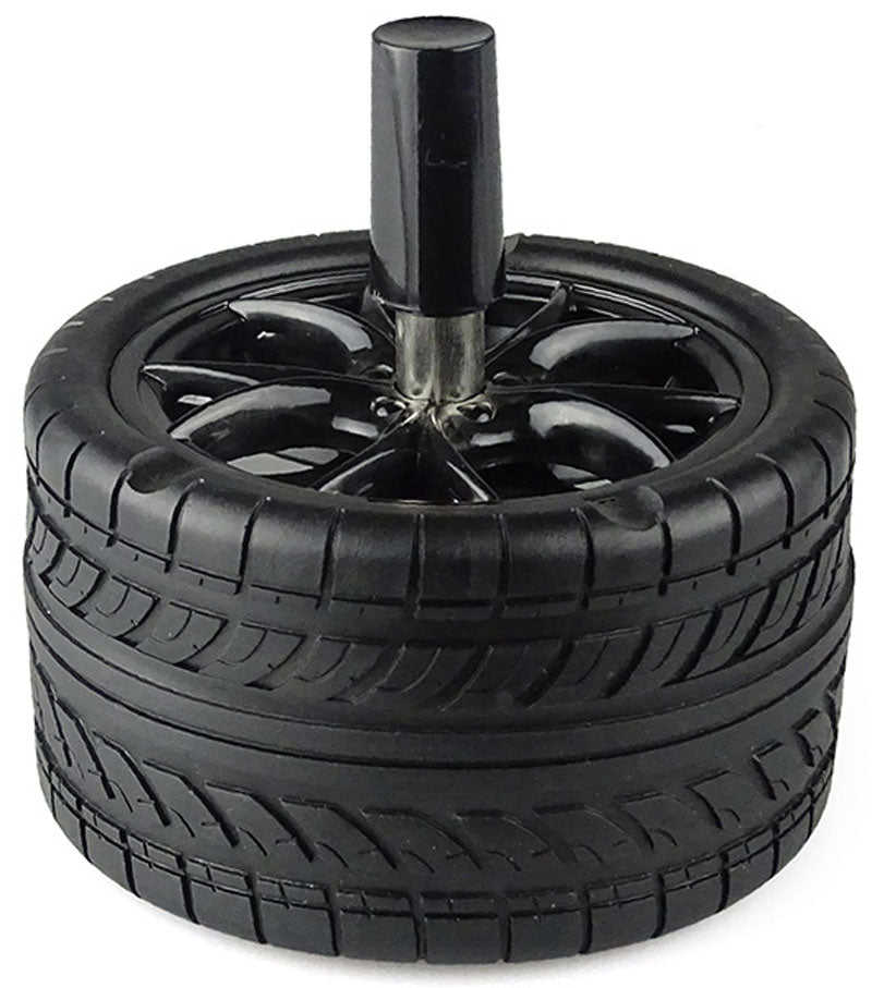 Drehaschenbecher DREH-ASCHENBECHER Aschenbecher REIFEN SCHWARZ oder ROT Ø10cm