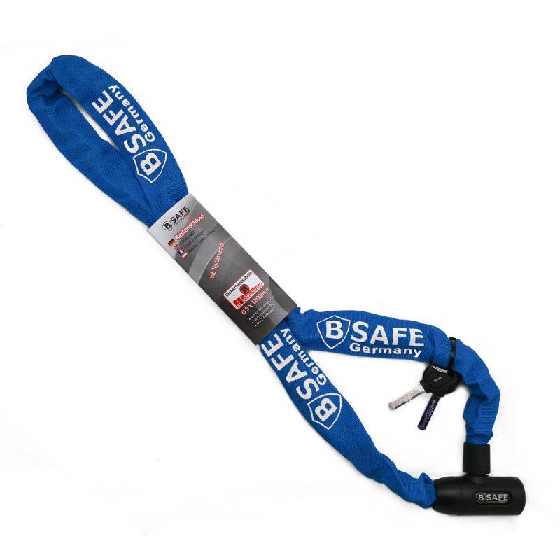 Mofa- Motorrad- Veloschloss KETTENSCHLOSS 5 × 120cm von B-SAFE