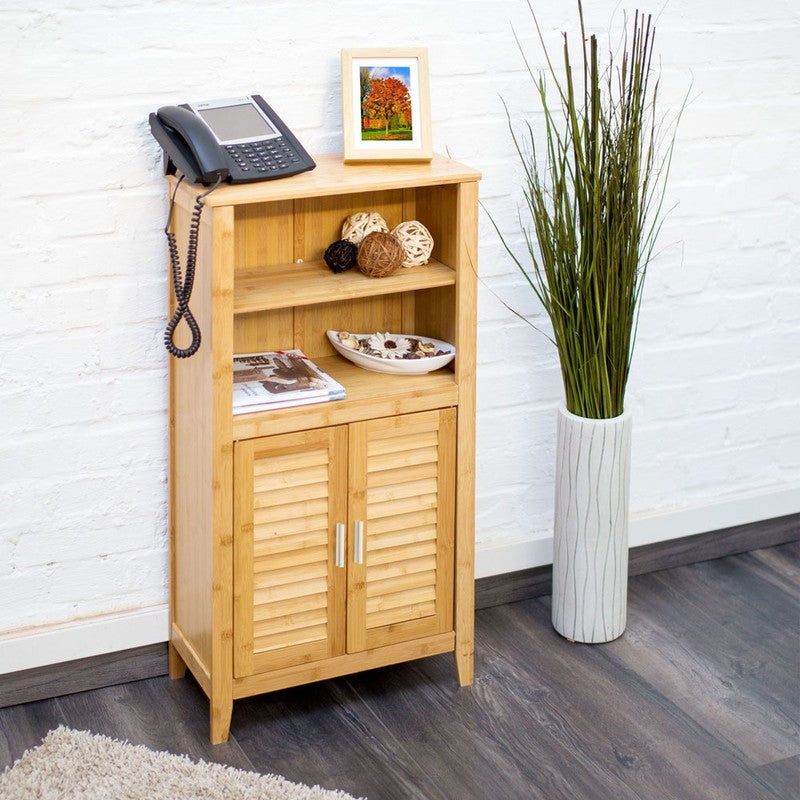 Badezimmerschrank SCHRANK aus Bambusholz LAMELL