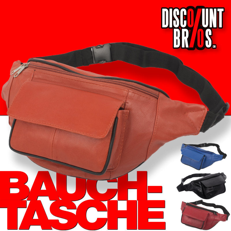 Gürteltasche BAUCHTASCHE Belt Bag aus Nappa-Leder in verschiedenen Farben