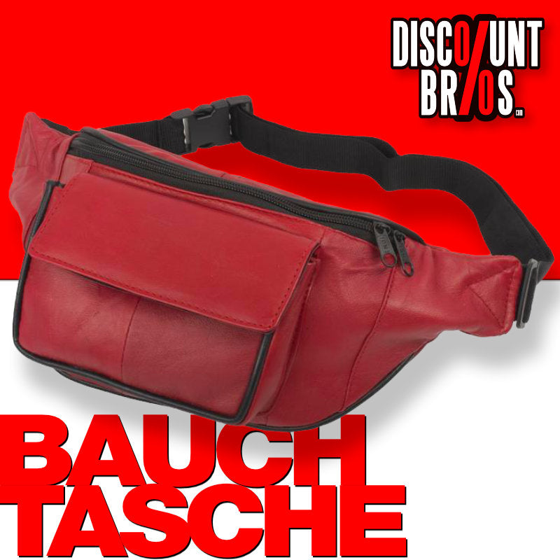 Gürteltasche Bauchtasche Belt Bag aus Nappa-Leder in Verschiedenen Farben
