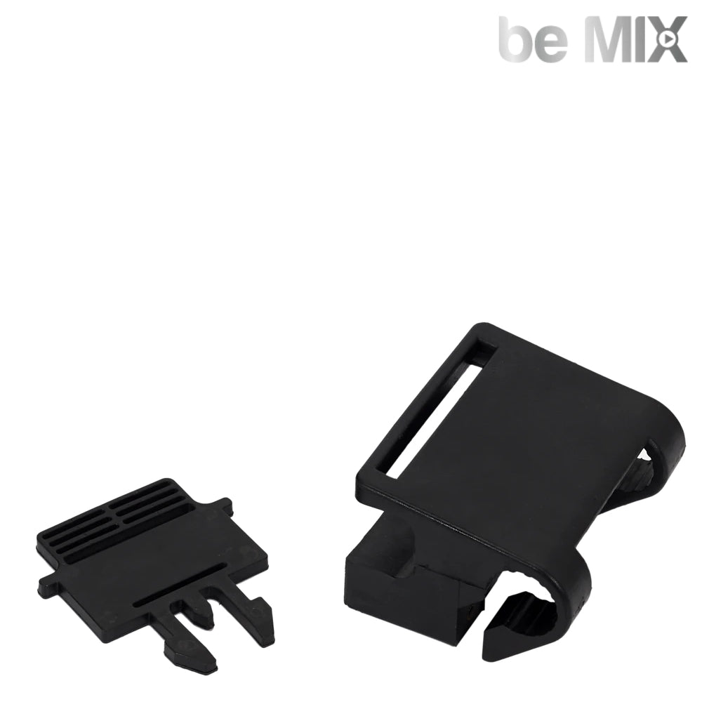 BE MIX Fahrradkorb 24 l mit Klicksystem in Schwarz