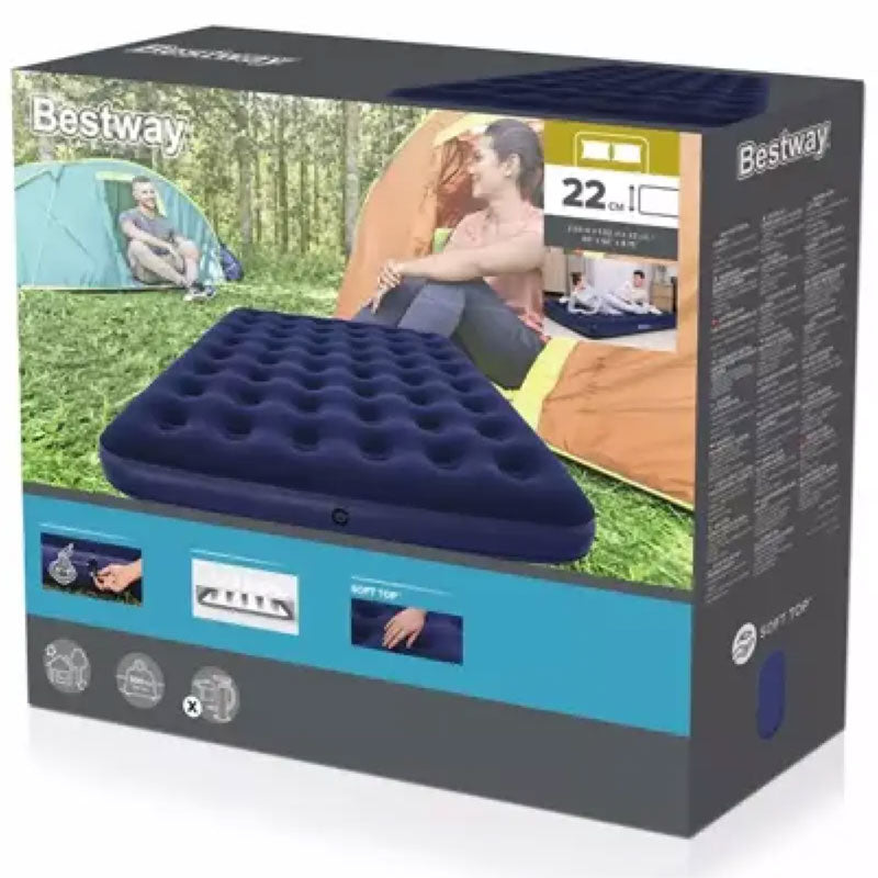 Bestway LUFTBETT Luftmatratze Doppelbett Gästebett 203x152x22cm