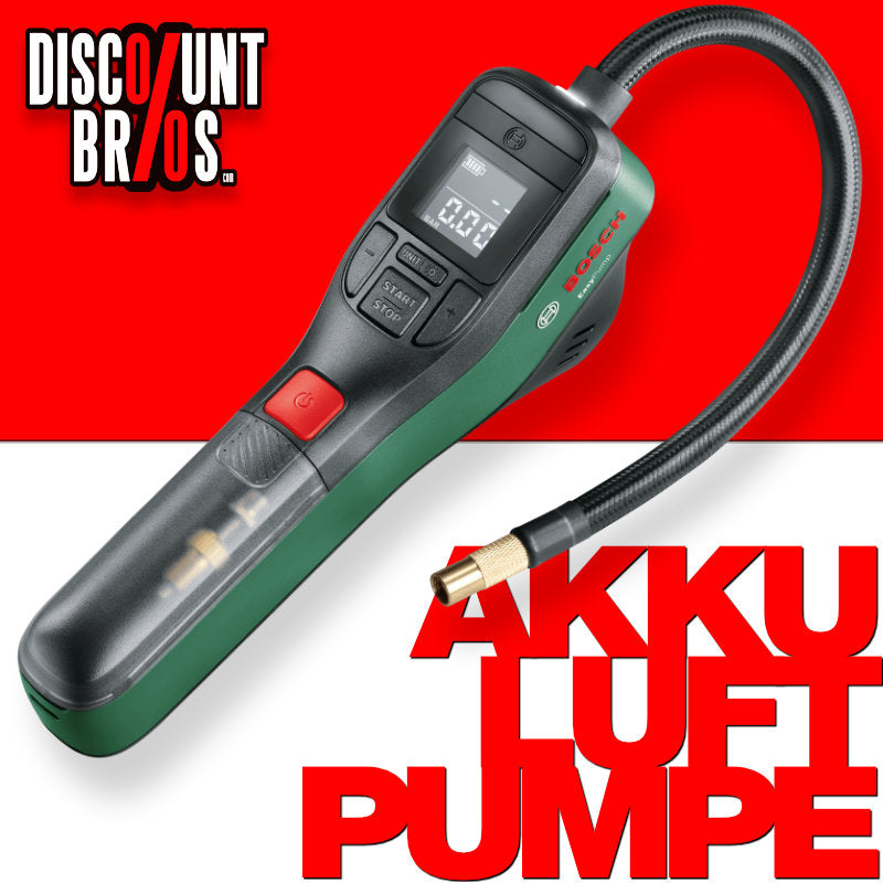 Bosch EasyPump Akku-Druckluftpumpe 10,3 bar mit Autostopp