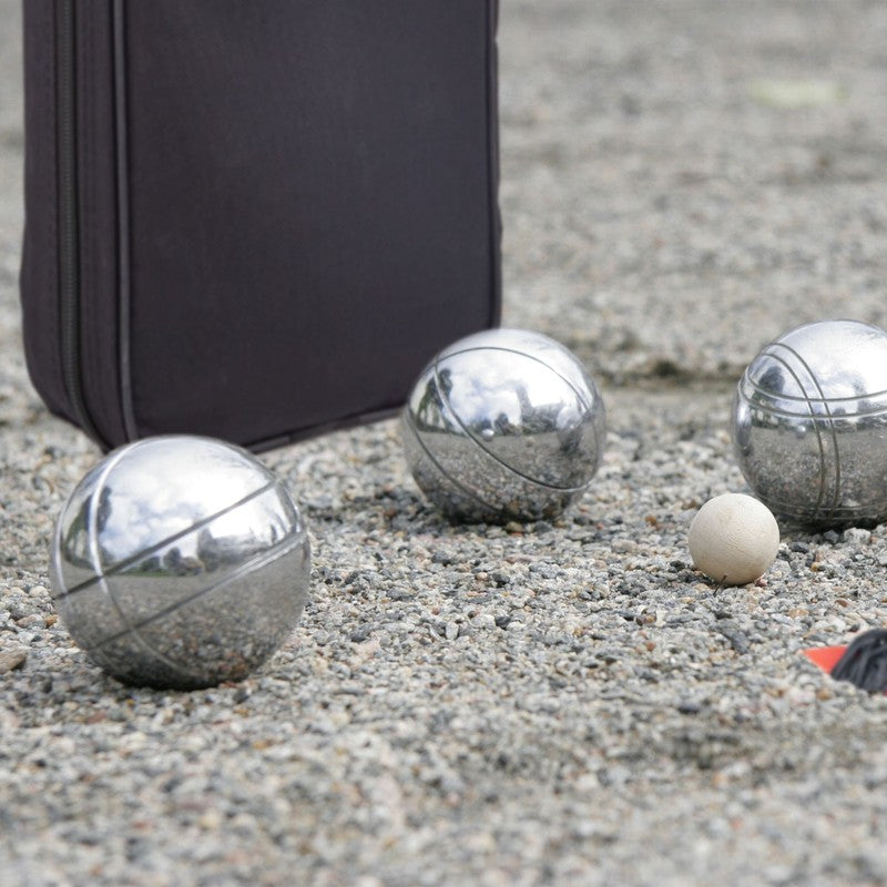 BOCCIA Pétanque BOULE SPIEL mit 8 Boulekugeln im Set