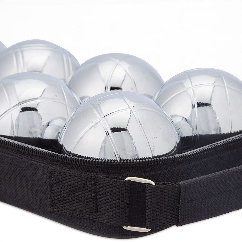 BOCCIA Pétanque BOULE SPIEL mit 8 Boulekugeln im Set