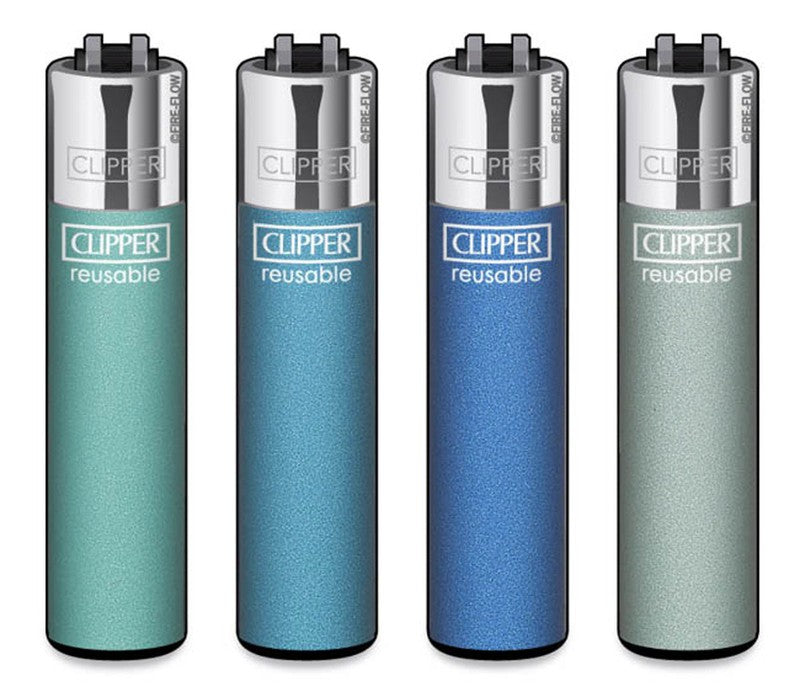 Clipper® Mehrwegfeuerzeug CP11 FEUERZEUG Metallic Aqua