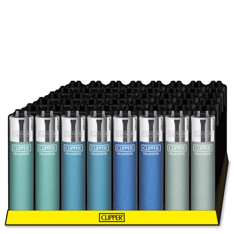 Clipper® Mehrwegfeuerzeug CP11 FEUERZEUG Metallic Aqua