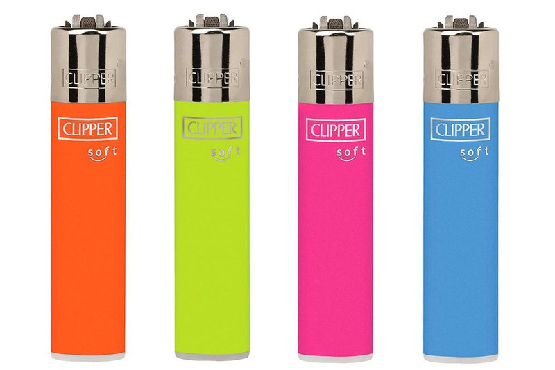 10 Stk. Clipper® FEUERZEUG Mehrwegfeuerzeug CP11 TOUCH & NEON